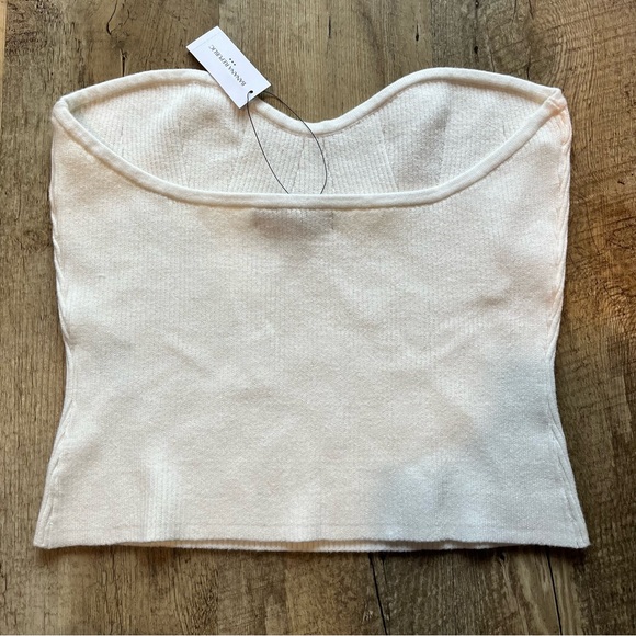 NWT Banana Republic Sweater Strapless Top - Picture 3 of 5